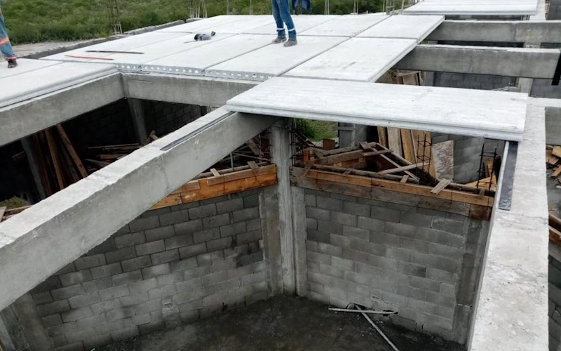 Losa Alveolar en obra — vista 1