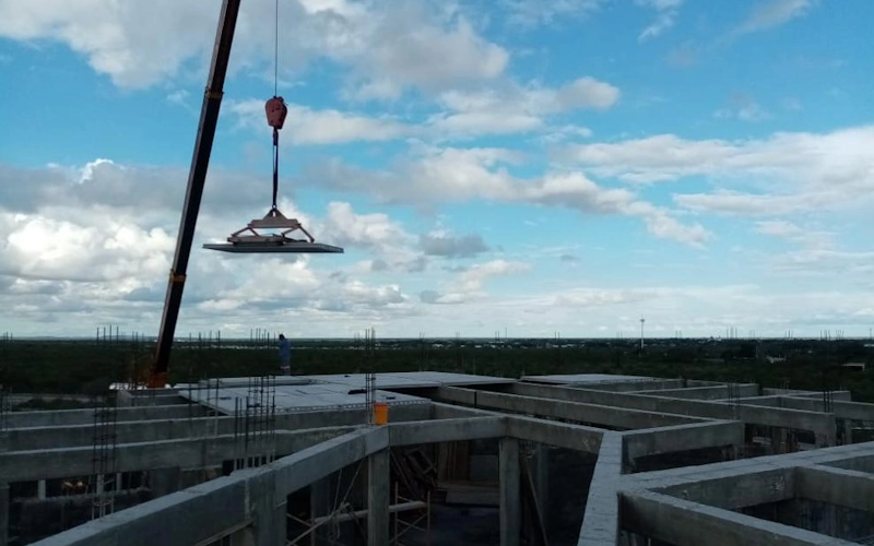 Losa Alveolar en obra — vista 2