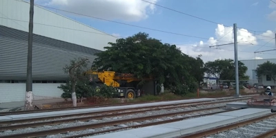Estacion Talleres Metrorrey con losa alveolar Velosa