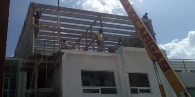 Residencia Colinas del Valle con vigueta tubular Velosa
